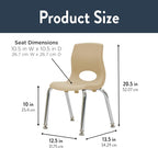 Children’s Factory MyPosture Plus 10" Chair, Tan - Image 2