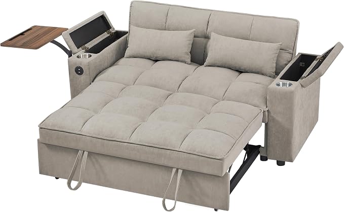 Auvsoce 65" Loveseat Sofa, Modern Couches - Image 5