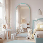 Antok 58" x18” Arched Full Length Floor Mirror, Free Standing/Wall Mount/Leaning by AntokMirror