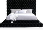 Furniture of America Sable Fabric Upholstered Step Up Queen-Size Platform Bed - Image 9