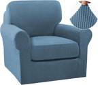 Turquoize 2 Piece Chair Covers Chair Slipcovers by Turquoize