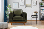 Valencia Artisan Leather Accent Chair, Full-Aniline Leather Upholstery - Image 2