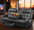 3-Seater Loveseat Recliner Sofa by TOMOSLTER