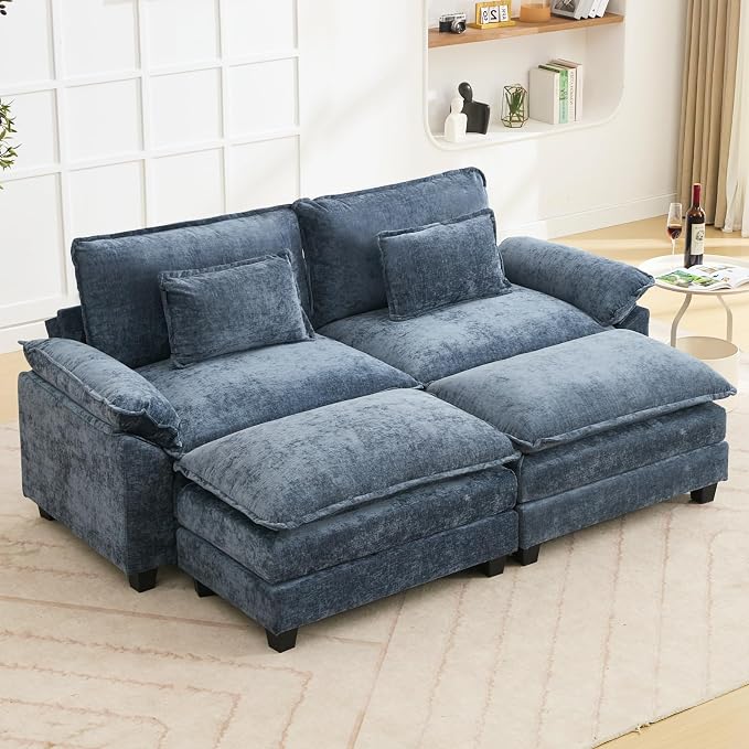Oprisen 86" Modular Sectional Sofa, Comfy Cloud Couch Sectional Sofa by Oprisen