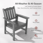 Stoog All-Weather Outdoor & Garden Chair, Patio Dining Chairs - Image 5