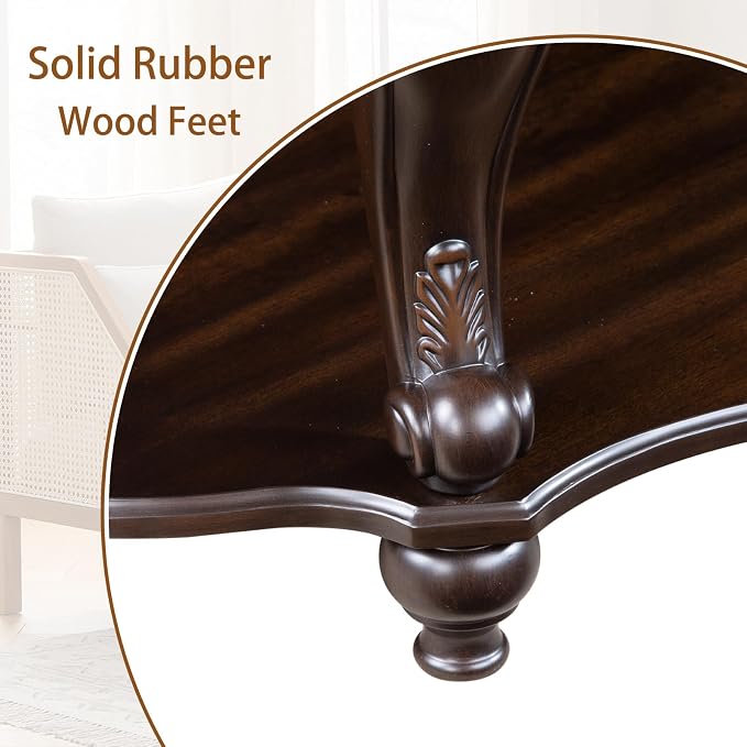 LKTART Wood Coffee Table Set - Image 7