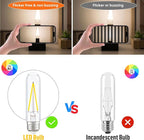 Dimmable E26 T30 T10 LED Bulb Long Tube Light Bulb 4W, Type T Tubular Light - Image 6