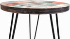Greenage Reclaimed Wood End Table Bedroom - Image 6