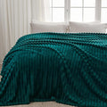 NEWCOSPLAY Fleece Ribbed Cozy King Blanket by NEWCOSPLAY