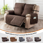 Genina Waterproof Loveseat Recliner Cover Non-Slip, Sofa Cover - Image 5