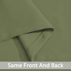 Yakamok Room Darkening Curtains 62x63 inch Length Sage Green-Living Room | 2 - Image 6