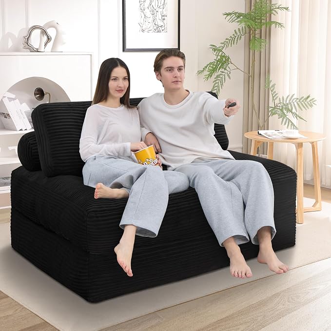 Folding Sofa Bed, Convertible Sleeper Chair - Image 3