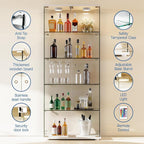IDEALHOUSE Tempered Glass Display Cabinet - Image 3