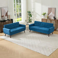 Tbfit Mid Century Modern Sofa Couch, Loveseat & Standard Sofa | linen fabric by TBfit