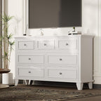 IDEALHOUSE 7 Drawer Dresser, Large Wooden Storage Chest of Drawers by IDEALHOUSE