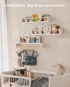 G&W Gruwald Nursery Book Shelves, Wall Bookshelf, Book Shelf - Image 5