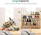 viewcare Shoe Rack, 4-Tier Long Shoe Rack - Image 5