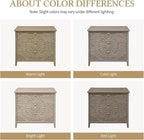 31.5" Carved 3-Drawer Cabinet - Image 6
