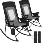 Romswi 2 Pack Rocking Camping Chair by Romswi