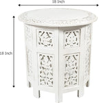 COTTON CRAFT Solid Wood Accent End Table - Image 3
