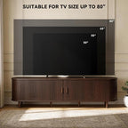 70" Mid Century Modern TV Stand - Image 7