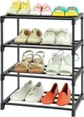 HITHIM 4-Tier Small Shoe Racks, Narrow Shoe Rack by HITHIM