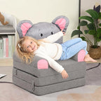 MOMCAYWEX Kids Sofa, Sherpa Couch - Image 8