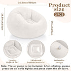 Realspring Inflatable Bean Bag Chairs Outdoor Blow up Camping Chairs Inflatable - Image 3