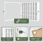 Shot Glass Display Cabinet Solid Wood - Image 4
