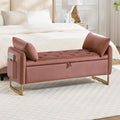 48" End of Bed Bench, Modern Storage Benches by HOMYKA
