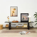 Bamboo TV Stand for TVs up to 65", Accent Entertainment Center - Image 4