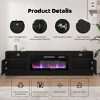 Lemberi Fireplace tv Stand - Image 5