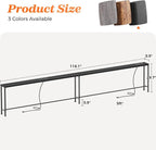 SUPERJARE 118.1 Inch Sofa Table - Image 2