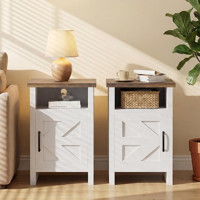 YESHOMY Farmhouse Modern Nightstand by SearchallYESHOMY