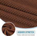H.VERSAILTEX Sectional Couch Covers 4 Pieces Sofa Seat Cushion Covers L Shape - Image 5