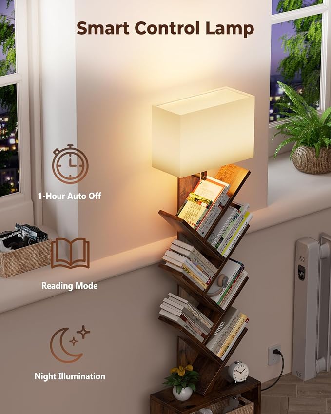 Evermagin 6 Tier Tree Bookshelf - Image 4