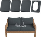 Waterproof Outdoor Cushion Covers, Stretch Patio Slipcovers | UV Resistant by hyha