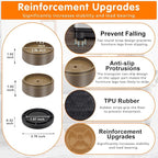 Furniture Risers Bed Risers Heavy Duty 1 inch, 2 inch, 3 inch, 4 inch Round - Image 3