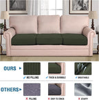 H.VERSAILTEX Super Stretch Individual Seat Cushion Covers Sofa Covers Couch - Image 2