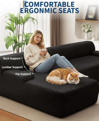 108" Sectional Couches for Living Room, Modular Sectional Sofa - Image 6
