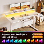 OffiGo U Shaped Electric Standing Desk - Image 7