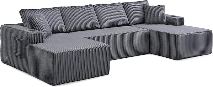 124" Oversized Sectional Couches - Image 7