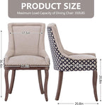 Modern Dining Chairs Set of 6, High Back Dining Chairs Side Chairs - Image 3
