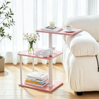 Faesun Swivel Side Table for Couch Arm, Adjustable C End Table for Recliner or - Image 2