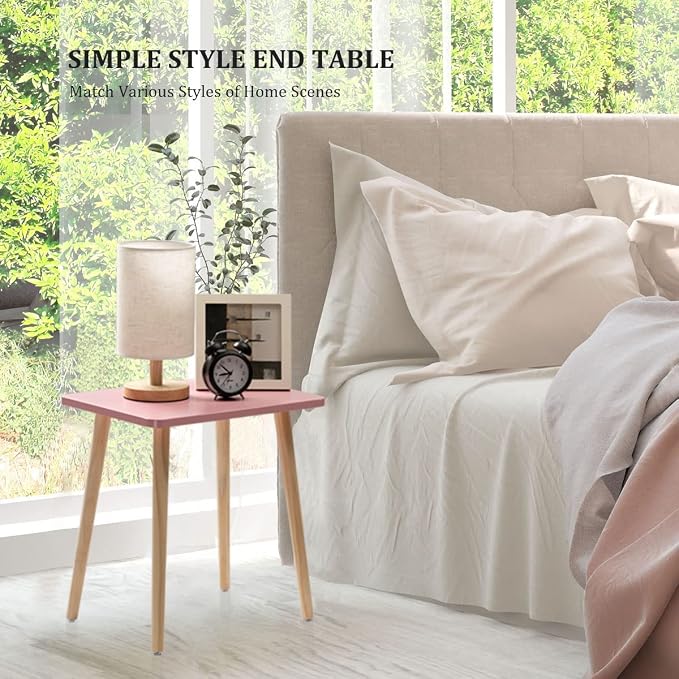 FORAOFUR Small Accent Table, Modern Mini Coffee Table - Image 5