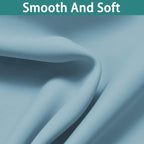 Yakamok Sky Blue Blackout Patio Door Curtain Panels W100 x L84, 1 Panel | Noise - Image 7