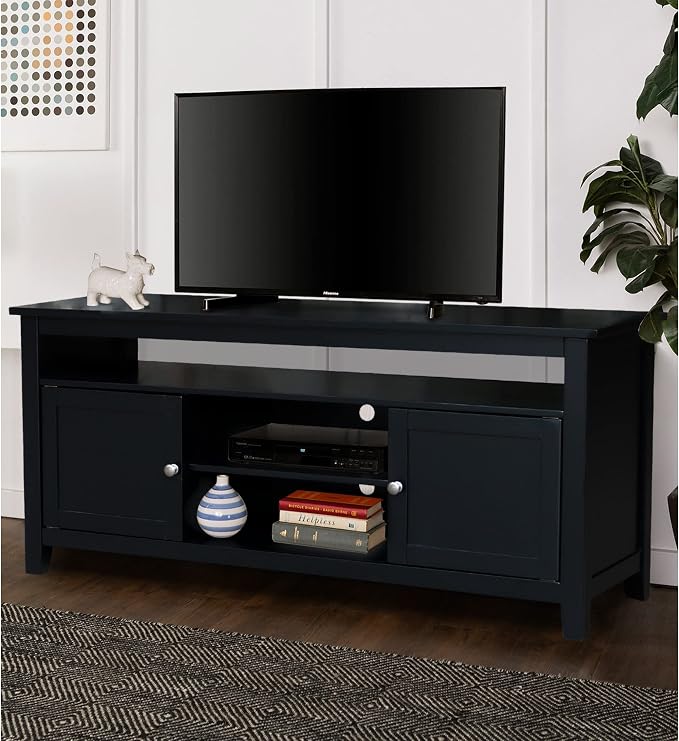IC INTERNATIONAL CONCEPTS Solid Wood Entertainment/TV Stand - Image 2