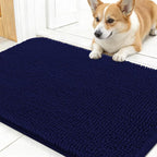 OLANLY Dog Door Mat for Muddy Paws 24x16, Super Absorbent Chenille Mud Mat | by OLANLY