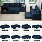 Belffin Modular Sectional Sleeper Sofa - Image 7