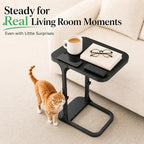 Kitstorack Height Adjustable End Table, Small Side Table - Image 5